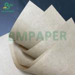 Wet Strength Brown Kraft Paper Roll 65gsm - 120gsm For Plant Protection Sleeves