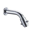 Wall Mounted Brass Kitchen Sink Water Faucet Taps with Single Hole