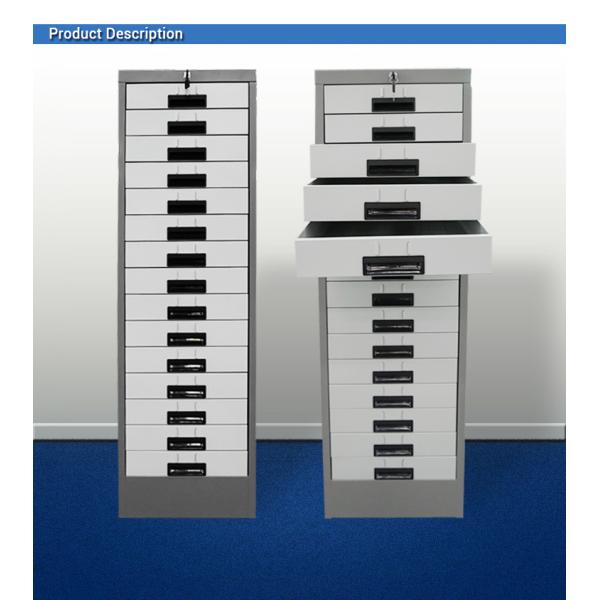 Fully Assemble 0.27 CBM H1324mm Office Filing Cabinet