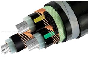 Wholesale High Voltage Armoured Electrical Cable Three-Core XLPE Insulation Copper Wire Shield STA Underground Al Cable from china suppliers