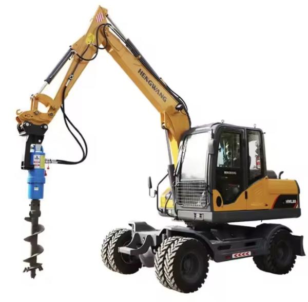 Hot Selling APIE Professional Screw Mini Excavator Pile Driver Drilling Parts