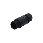 High Power Circular Plastic Connectors IP68 2pins Male 10A