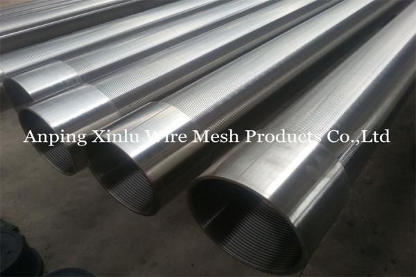 8-5/8" 50bar Stainless Steel 304/316 Wedge Wire Water Well Screen Pipe For Water