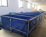 10000L Tarpaulin Water Tank Self Stand Foldable Plastic Fish Ponds Tarpaulin