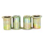 Polished Carbon Steel Flat Head Rivet Nut Customized With Grade 12.9