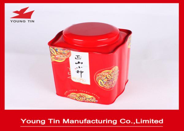 Full Color Printing Metal Coffee Bean Container Tins With Food Grade Tinplate