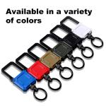 Deyi Badge Reel Heavy Duty Retractable Keychain Carabiner Key Holder Square ID