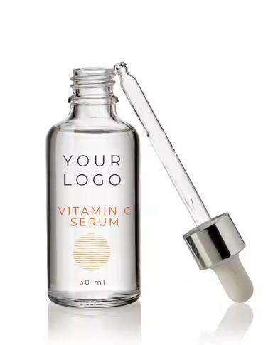 OEM / ODM Vegan 30ml Vitamin C Face Serum Natural Ingredients Anti-Aging Skin