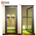 High Strength Durable Aluminium Hinged Doors With PVDF Surface Treatment