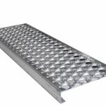 Equipment Steps Steel Safety Grating , Wear Resistance Galvanized Metal Grating