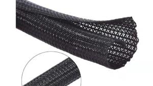 Wholesale Semi Rigid flexible Self Wrapping Split Braided Sleeving Abrasion Resistance from china suppliers