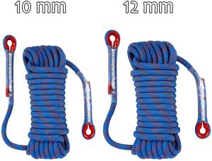 Wholesale 10mm 12mm Static Climbing Rope 49ft 98ft Emergency Escape Rope from china suppliers
