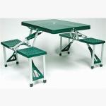 General Outdoor Portable 4 Seats Camp Suitcase Folding Picnic Table for
