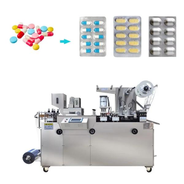 Pharmaceutical Capsule Tablet Blister Packing Machine High Efficiency Automatic