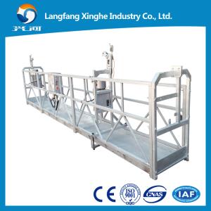 Wholesale 2.0kw zlp800 electric construction gondola / suspended rope working platform / electric hanging scaffolding from china suppliers