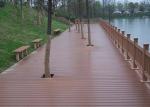 Balcony Wpc Composite Decking Boards , Customized size Wpc Outdoor Decking