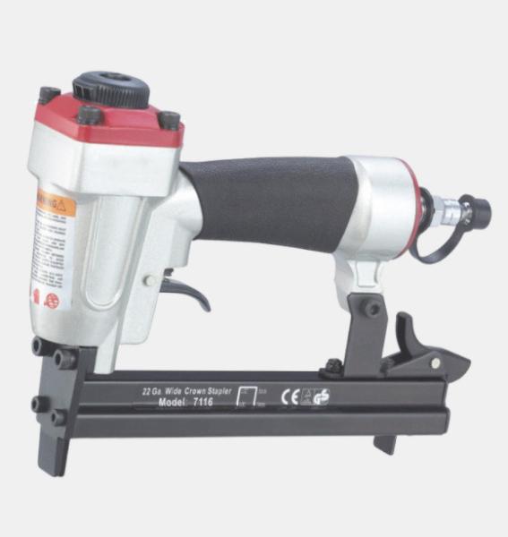 22gauge Fine Crown Air Stapler Pneumatic Staple Gun 7116 for Professional