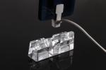 COMER cell phone alarm acrylic counter display stands for retail display anti