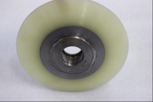 Single Polyurethane Wheels Abrasion Resistant PU Rollers Wheelsnon-woven Flap