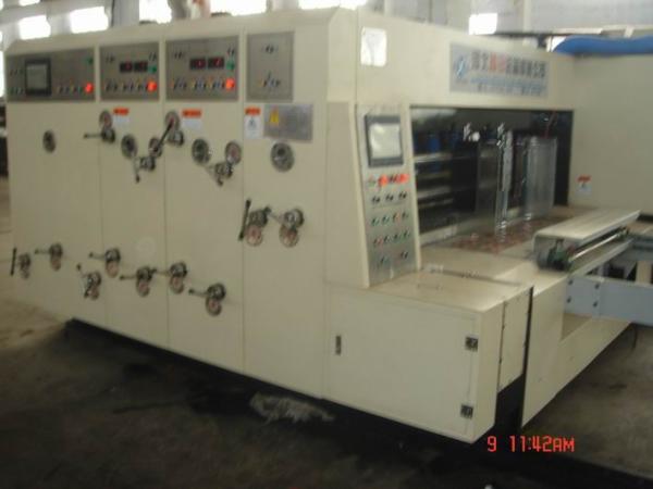 Industrial Die Cutter Printing Slotting Machine Lead Edge Of Paper Feeding