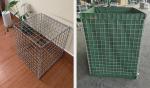 CS Zinc-plated military explosion-proof cage wall, buckle-type sandbag net