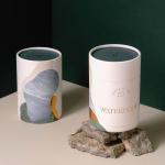 Recycled Custom Cosmetics Packaging Box Containers Made Round Kraft Paper Tube
