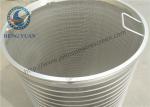 Waste Dehydration Treatment Rotary Screen Drum V Shaped OEM / ODM Available