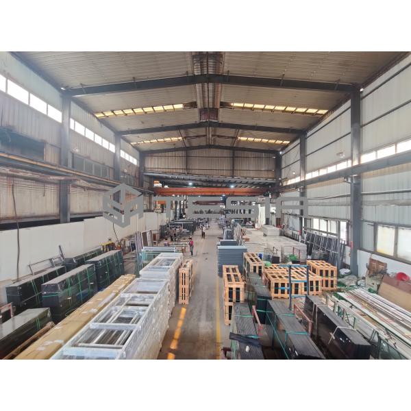 Double Glazed With Hurricane Impact Glass Swing Aluminum Horizontal Hanging Picture Window