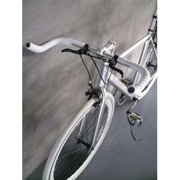 Lasco Crank Set Silver Color Single Speed Bullbar Aluminum Alloy Frame Vintage Fixie Fixed Gear Bike Bicycle
