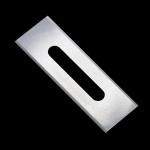 Slotted Tungsten Carbide Razor Slitter Blades YG12X 57x19x0.4mm