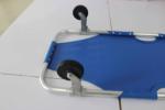 20CM 50CM Ambulance Scoop Folding Medical Stretcher Small Wheels For Hospital