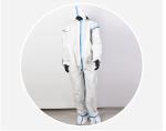 Non-woven Coveralls: SMS, PP+PE, 20-100gsm, Breathable & Soft