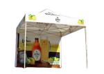 Outdoor Pop Up Canopy Tent With Half Sidewalls, Customized 10x10ft Advertising