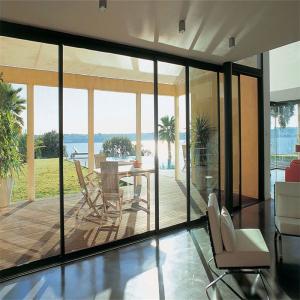 Wholesale SKATE Modern Design Aluminum Sliding Doors with 35dB Sound Insulation for Residential from china suppliers