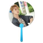 16x17cm Flip 3D Lenticular Handfan For Korea Star Promotional 3D Hand Fan For