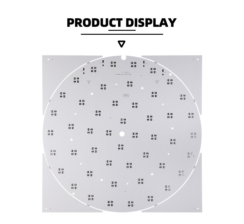 LED Panel Light HASL Lead Free Dob Aluminum PCB 18w Custom PCBA