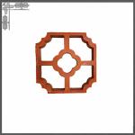 Perforated Interior Red Brick Terracotta 200*200mm Hollow Breeze Block For