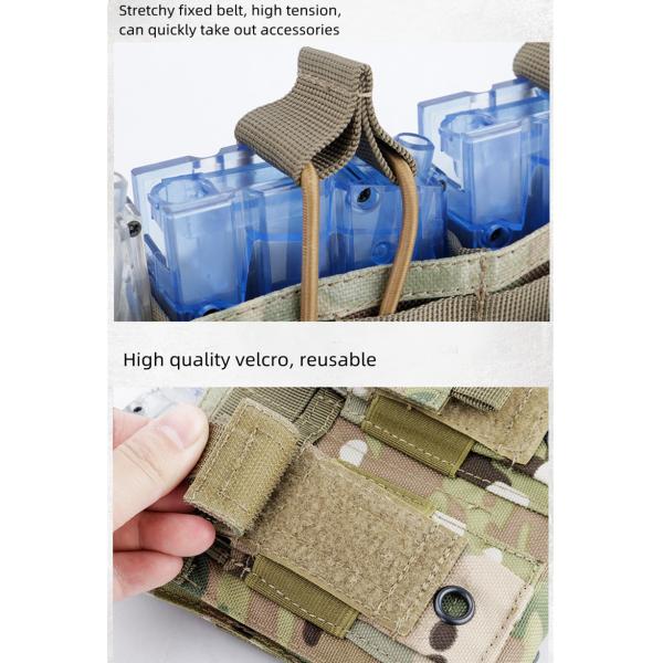 Outdoor Tactical Bag Molle Triple Mag Pouch Organizer Pouch