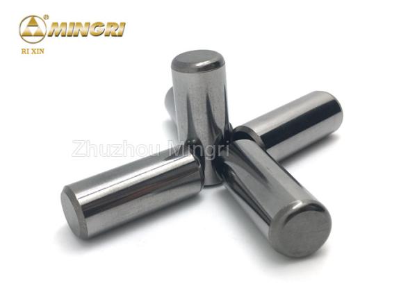 High Strength HPGR Tungsten Carbide Pins / Cemented Carbide Studs For Iron Ore
