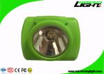 Water Resistant Cordless Cap Lamp Green Color With Electrical Short Circuit