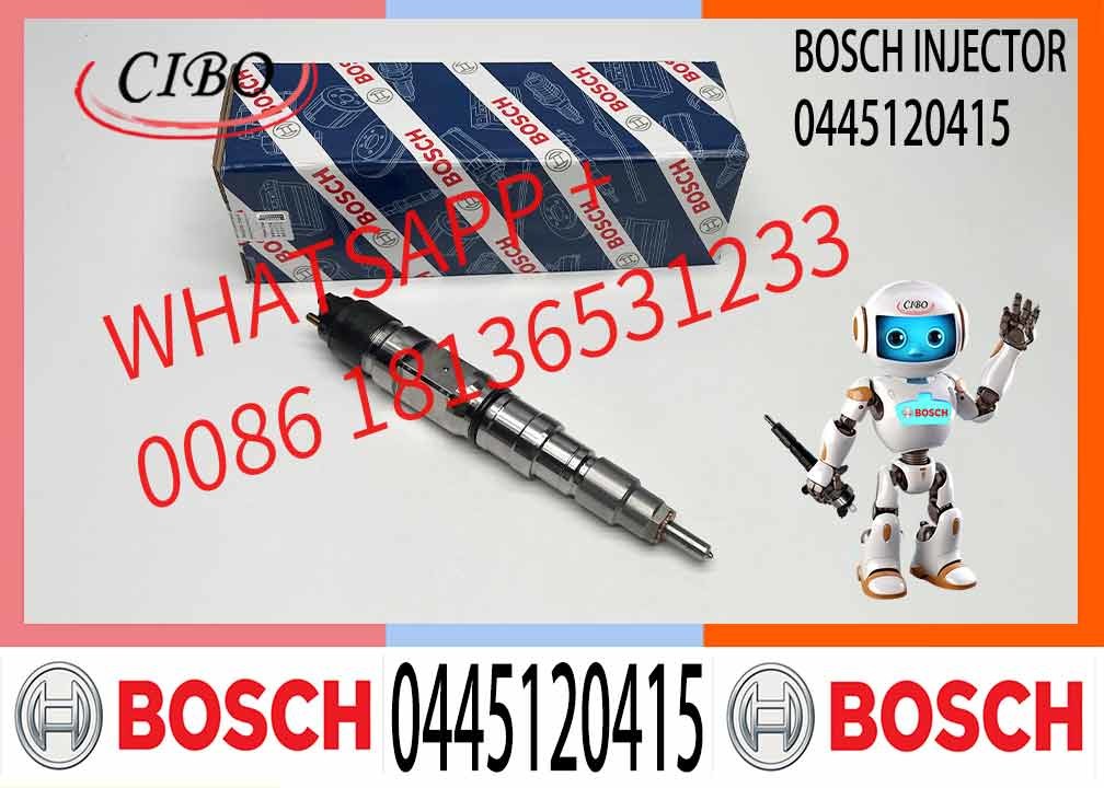 High Performance Diesel Common Rail Injector 0445120415 0445120444 Fuel Injector 0 445 120 415 0 445 120 444