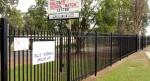 ornamental stainless steel garden fence design