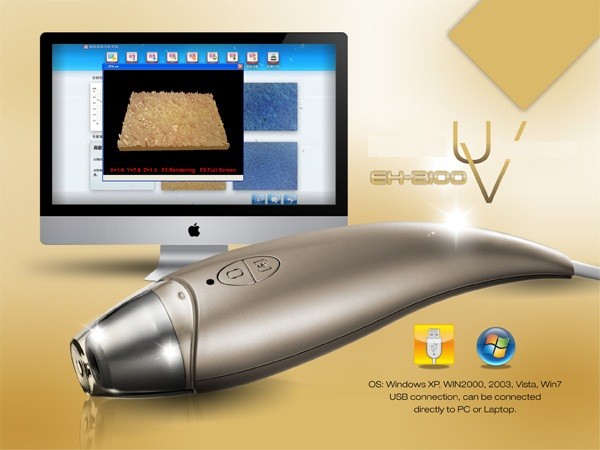 Wholesale Portable Multifunction USB UV Skin Analysis System from china suppliers