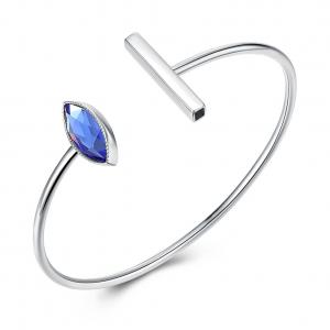 China Blue Diamond Sterling Silver Jewelry Bracelets on sale