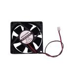 Black PBT DC 12V 70*70*25mm 7CM 7025 Cooling Fan Brushless Fan