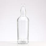 Clear 750ml Glass Bottle for Customizable Vodka Whisky Satisfy Your Beverage