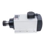 Air Cooled 4.5KW ER32 Square Spindle Motor With Flange for Woodworking Router