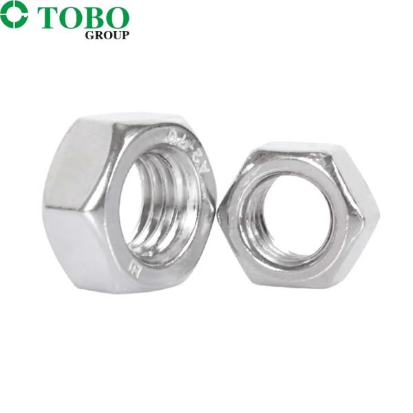 Precision Crafted TOBO DIN 934 SS 304 316 Customized Size Excellence Hex Coupling Hex Nut