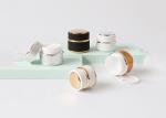Mini 5ml Cosmetic Sample Jars Pink Color Customized For Eye Cream