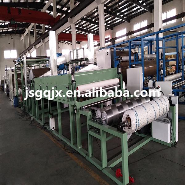 Lamination Velvet Fabric To Sand / Abrasive Paper Laminating Machine
